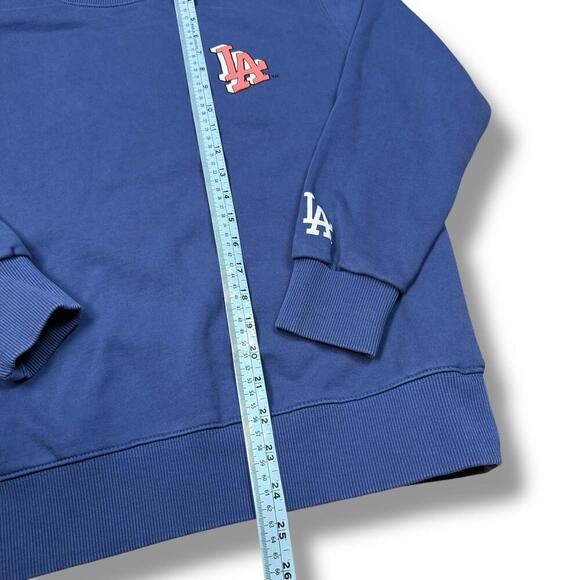 MLB LA Dodgers “MLB Like” Graphic Sweatshirt Wmns Size XS Korean Baseball Fan - Picture 9 of 10